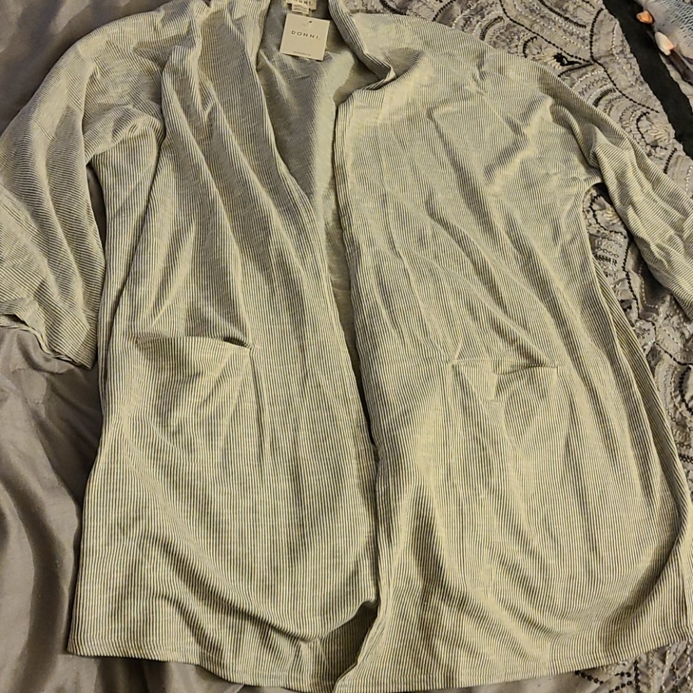 Donni Ribbed Sweater Coat